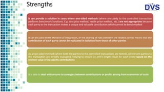Profit Split Method: Chapter B3 - UN TP Manual | PPTX