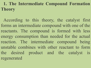 catalysis and applications | PPTX