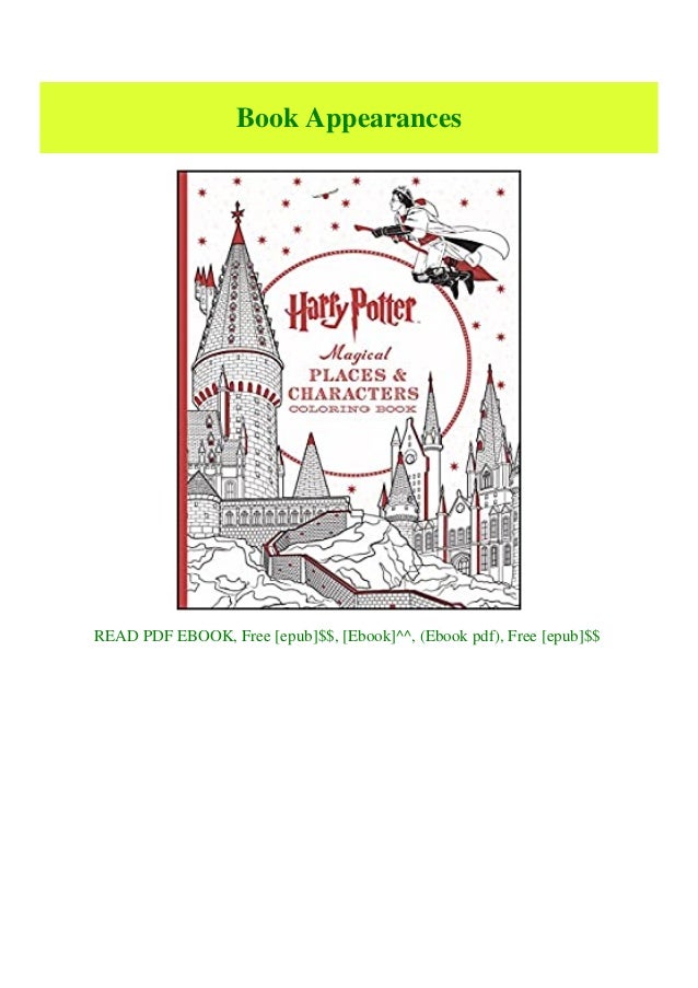 (B.O.O.K. Harry Potter Magical Places & Characters Coloring Book