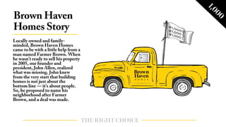 Brown Haven Homes - Company Culture | PPT