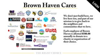 Brown Haven Homes - Company Culture PPT