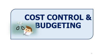 97
COST CONTROL &
BUDGETING
 