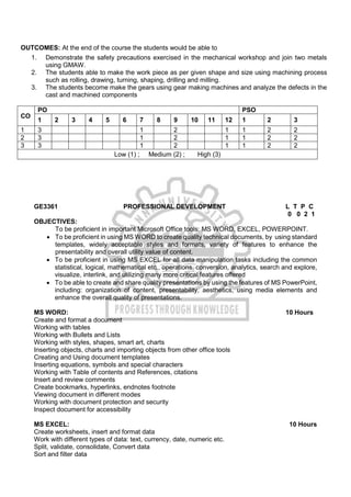 B.E.Mech.pdf for regulation 2021 anna university students | PDF