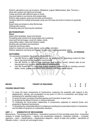 B.E.Mech.pdf for regulation 2021 anna university students | PDF