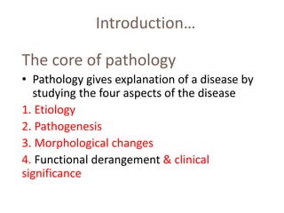 b.pharma introduction to pathology.ppttx | PPTX