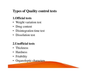 B.ph., iii yr sem v, Tablets .pptx, IP-I