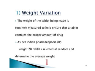 B.ph., iii yr sem v, Tablets .pptx, IP-I