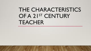 A paradigm shift for 21st century education | PPTX
