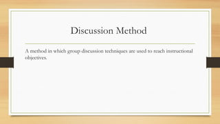 Intro to General Method of Teaching in Education | PPTX