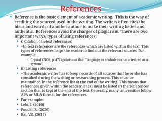 BASIS OF ACADEMIC WRITING in English Language | PPTX