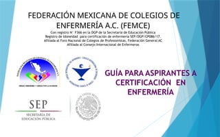 GUIA DE EXAMEN de certificación en enfermería | PPTX