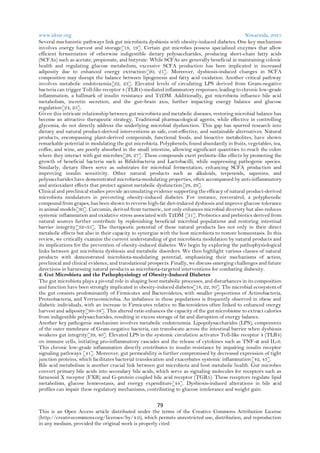 Natural Product-Derived Modulators of the Gut Microbiota in the ...