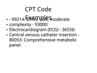 CPT Guidelines and data analysis in the cpt procedure | PPTX