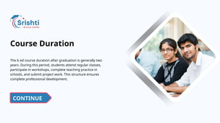 B.Ed Regular Course Admission 2026 | Best Colleges & Eligibility | PPTX