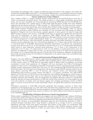 Polygenic Risk Scores for Type 2 Diabetes in South Asian Populations ...