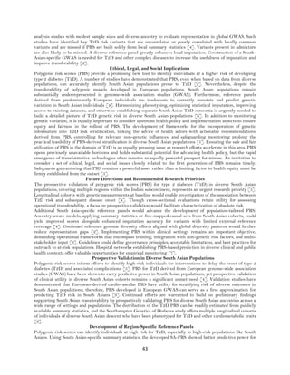 Polygenic Risk Scores for Type 2 Diabetes in South Asian Populations ...