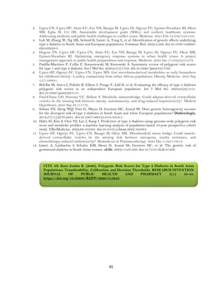 Polygenic Risk Scores for Type 2 Diabetes in South Asian Populations ...