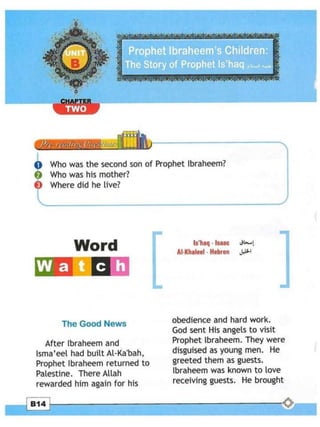 B 2 (the story of prophet is'haq.)