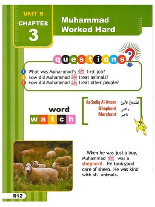 B 3 (muhammad worked hard)