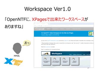 37 
Workspace Ver1.0 
OpenNTFˡXPagesǳ`ک` 
ޤ͡ 
MM 
  