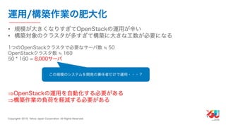 YJTC19 B-6 Yahoo! JAPANの巨大インフラの運用と展望 #yjtc