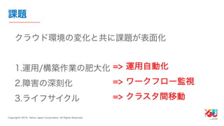 YJTC19 B-6 Yahoo! JAPANの巨大インフラの運用と展望 #yjtc