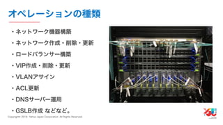 YJTC19 B-6 Yahoo! JAPANの巨大インフラの運用と展望 #yjtc