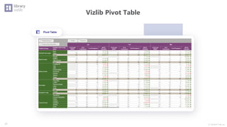 Ⓒ INSIGHT LAB, Inc.
Vizlib Pivot Table
23
 
