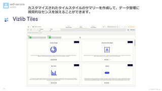 Ⓒ INSIGHT LAB, Inc.
31
カスタマイズされたタイルスタイルのサマリーを作成して、データ整理に
視覚的なセンスを加えることができます。
 