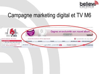 Campagne marketing digital et TV M6 