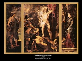 The Resurrection of Christ c. 1612 Oil on panel, 138 x 98 cm 
