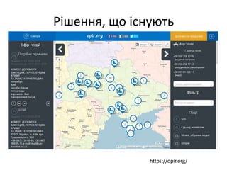 Рішення, що існують
https://opir.org/
 