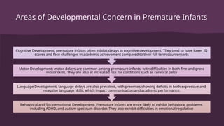 Developmental Concerns in Pre-Term Infants | PPTX