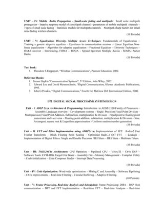 B.e. electronics and communication engineering | PDF