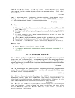 B.e. electronics and communication engineering | PDF