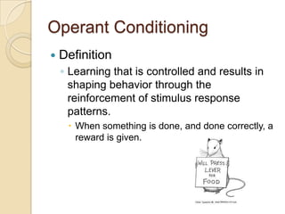 Operational Conditioning B.f. skinner | PPTX
