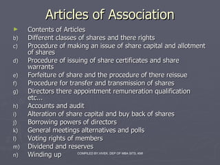 Articles of Association ,[object Object],[object Object],[object Object],[object Object],[object Object],[object Object],[object Object],[object Object],[object Object],[object Object],[object Object],[object Object],[object Object],[object Object]