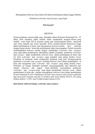 B. lembar persetujuan, daftar isi