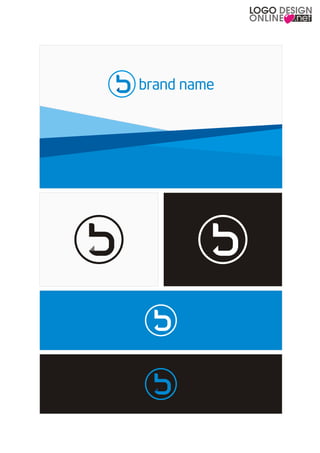B logo & brand identity design template - LogoDesignOnline.net