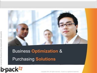 Business Optimization & Purchasing Solutions 