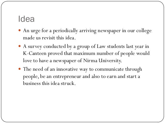 Newspaper distributorship business plan