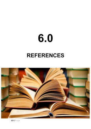 115 | P a g e
6.0
REFERENCES
 