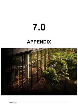 119 | P a g e
7.0
APPENDIX
 