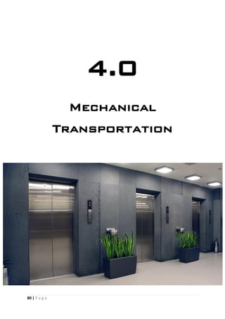 80 | P a g e
4.0
Mechanical
Transportation
 