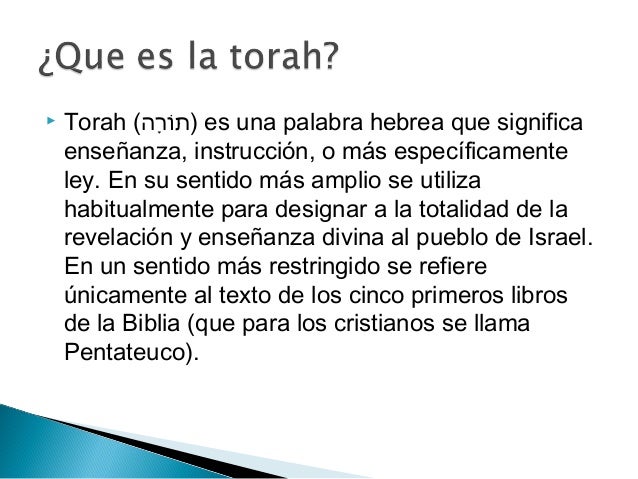 B. torah