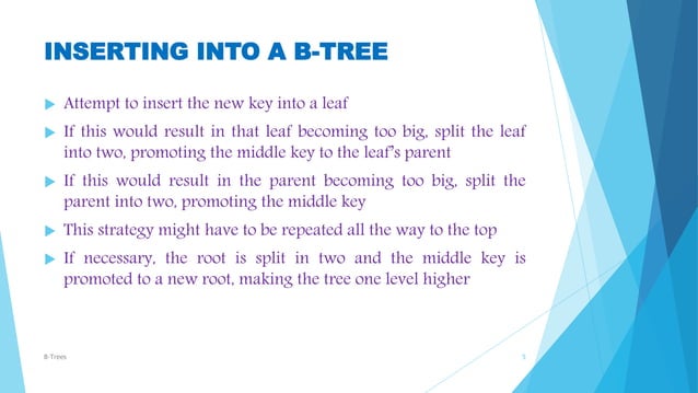 B tree | PPT