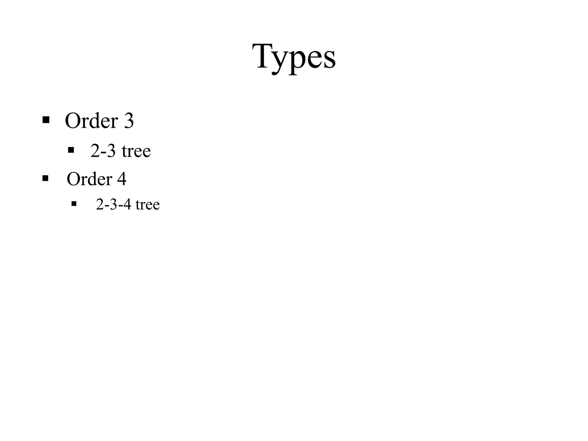 B-Tree and its types Data structures concept | PPT