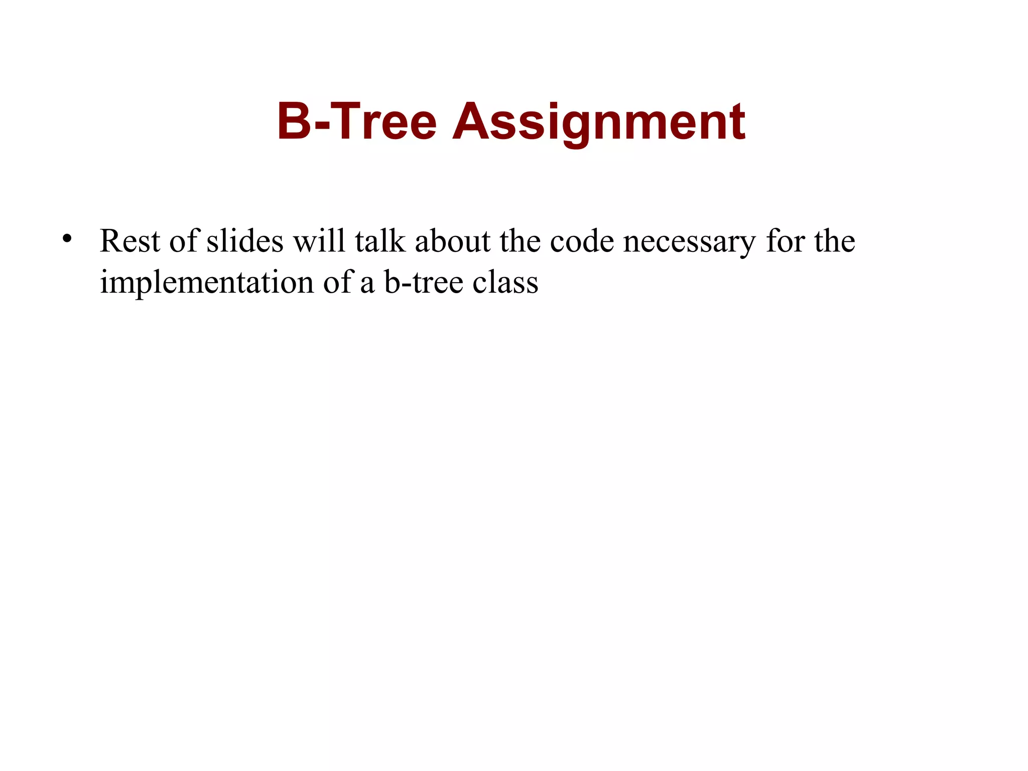 B trees in Data Structure | PPT | Data Storage and Warehousing | Computing