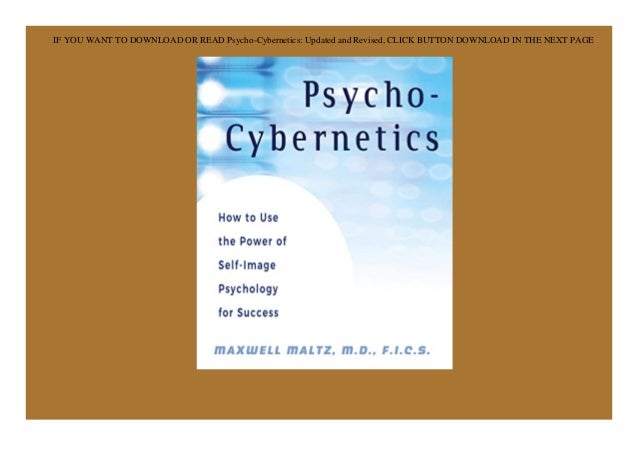 pdf [DOWNLOAD]⚡ Psycho-Cybernetics Updated and Revised
