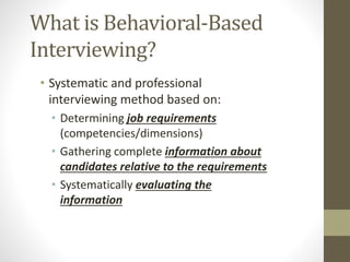 How to Prepare for a Behavioral Interview | PPTX